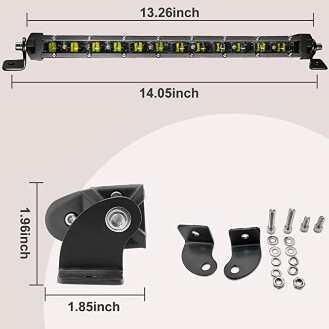 14" Single Row Light Bar